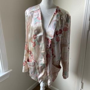 Vintage KH II Sportswear Floral Silky Blazer